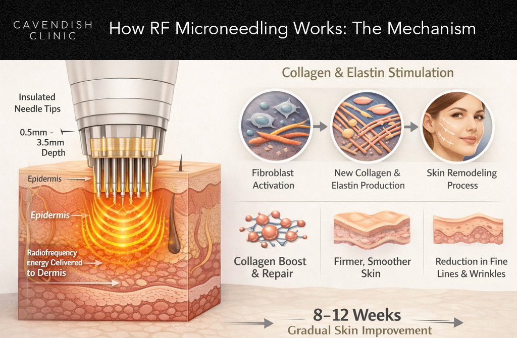 How RF Microneedling Works: The Mechanism