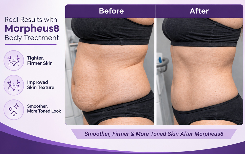 Before-and-after-Morpheus8-body-treatment-on-stomach-skin