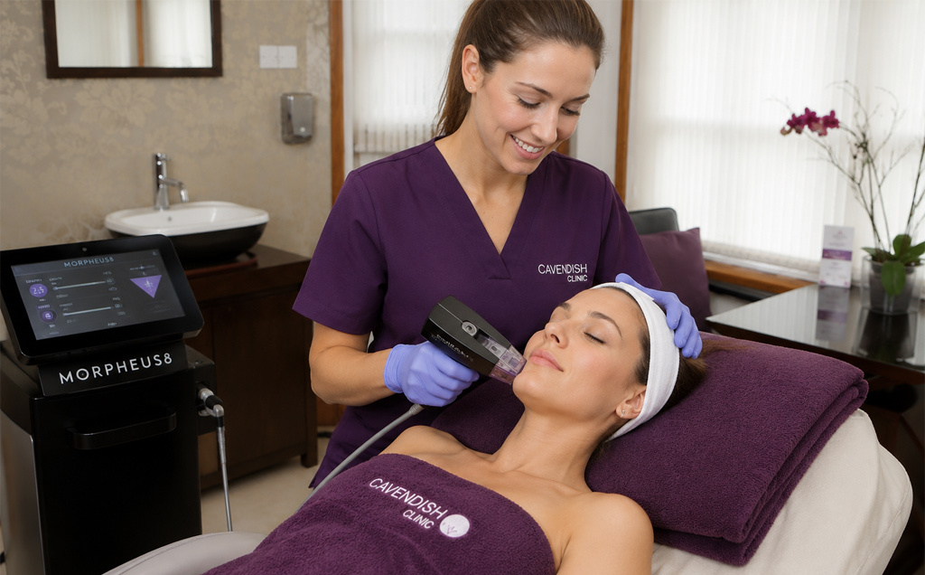 Qualified London clinic offering Morpheus8 body treatment